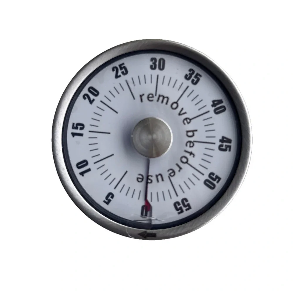 Set 2 Mechanical Manual Digital Kitchen Timer Magnetic Countdown Classroom Clock